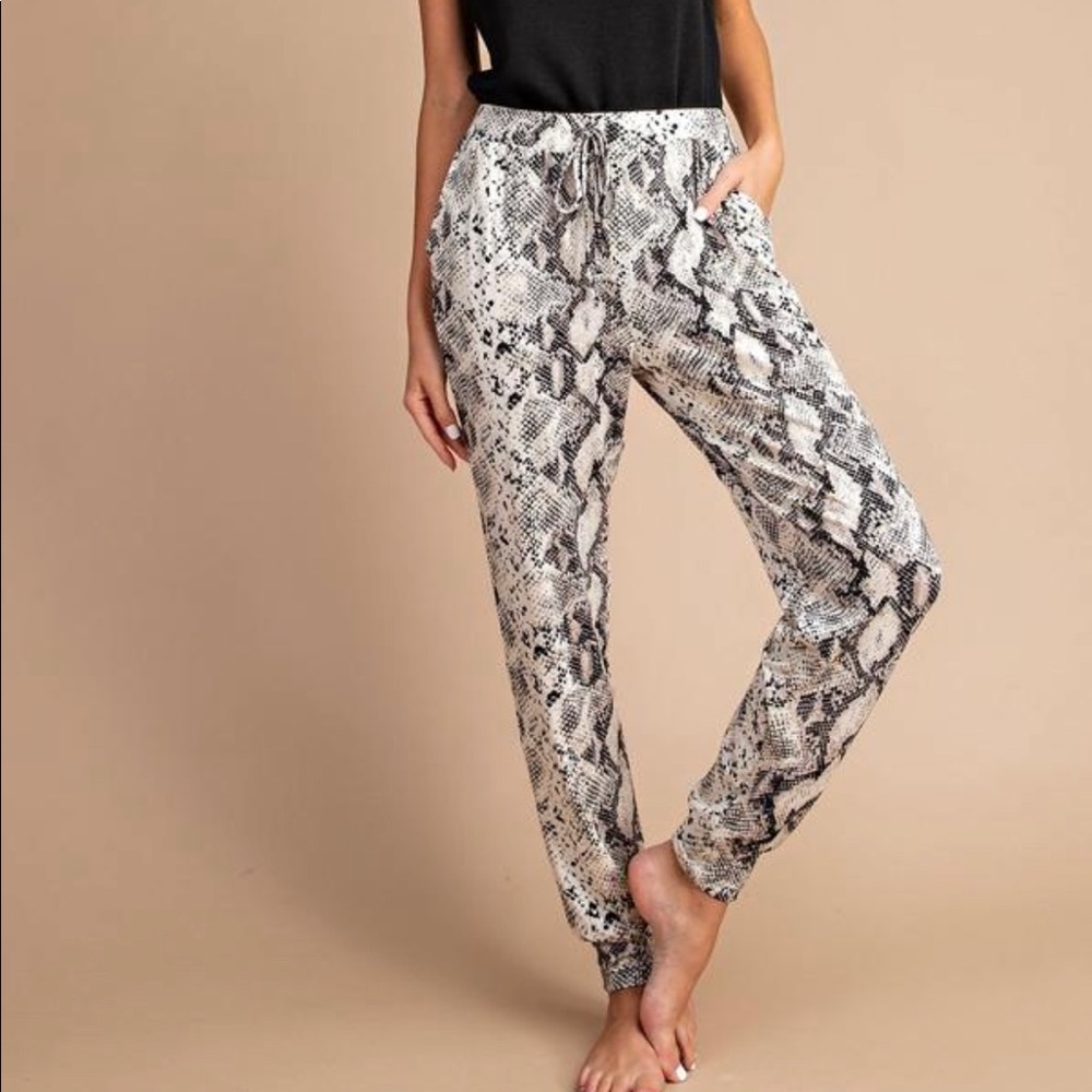 Python Print Relaxed Fit Joggers